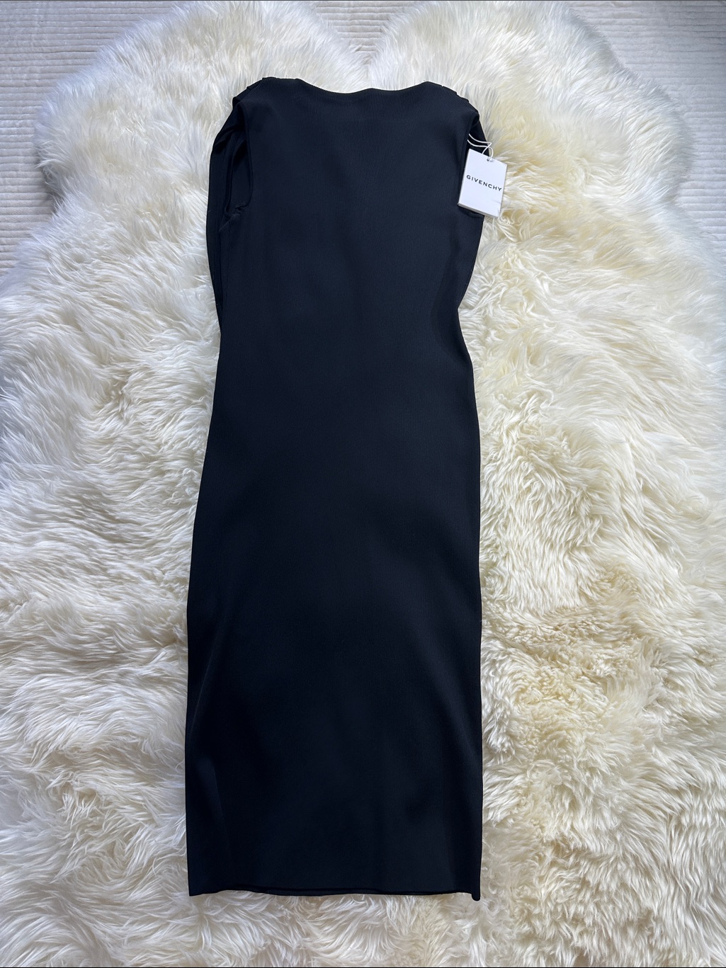 Givenchy Open-Back Draped Stretch-Knit Dress